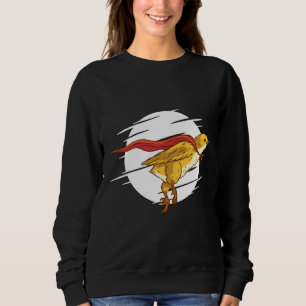 Chicken Superhero Farmer Sweatshirt