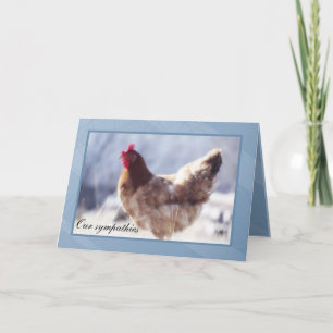 Chicken Sympathy Card