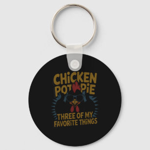 Chicken T E Farm Humor Funny Chicken Laugh Moment  Key Ring