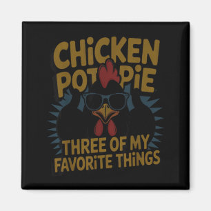Chicken T E Farm Humor Funny Chicken Laugh Moment  Magnet