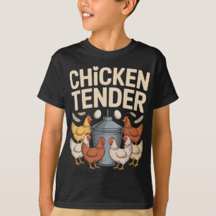 Chicken Tender Funny Chicken Farmer Pun Humour _2 T-Shirt