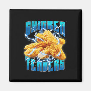 Chicken Tenders Heavy Metal - Funny Chicken Tender Magnet