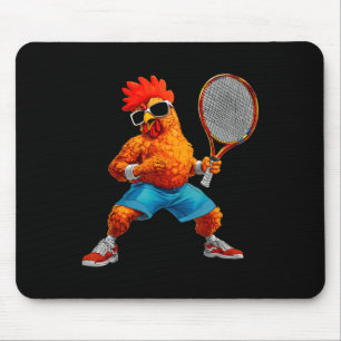 Chicken Tennis Mouse Mat