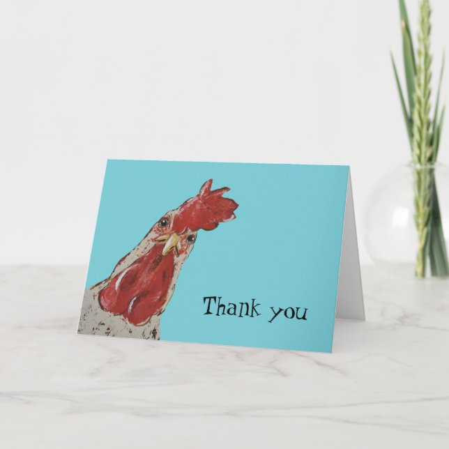 Chicken, Thank you note (Front)