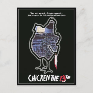 CHICKEN THE 13TH POSTCARD
