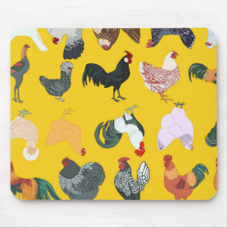 Chicken Theme Mouse Pad