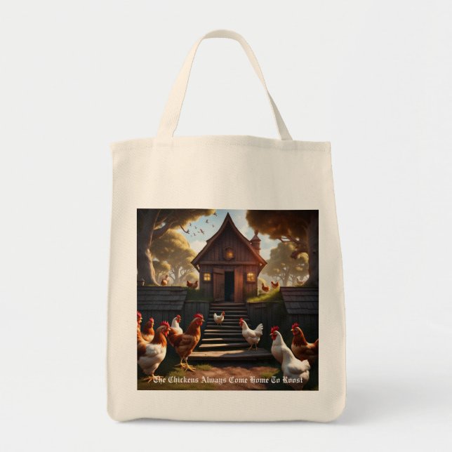 Chicken Tote Bag (Front)