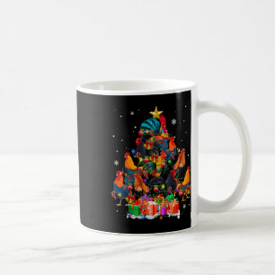 Chicken Tree Merry Christmas Chickmas Coffee Mug