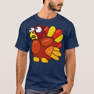 Chicken Turkey (Eyes Looking Up Left And Facing Th T-Shirt
