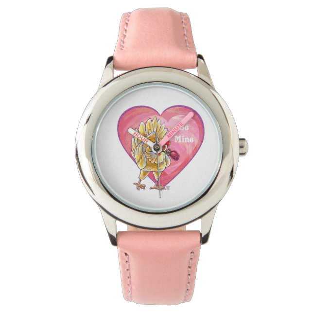 Chicken Valentine's Day Watch (Front)