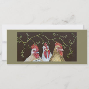 Chicken Vine flat card