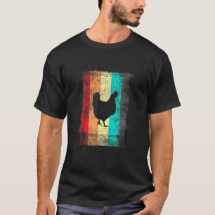 Chicken Vintage 60s 70s Chicken Pet Owner Farm T-Shirt