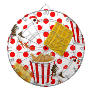 chicken waffles dartboard