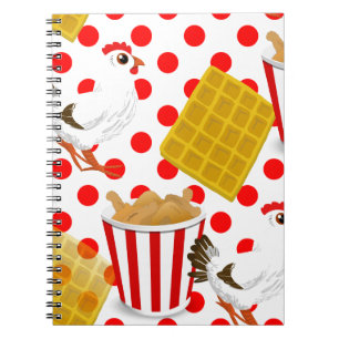chicken waffles notebook