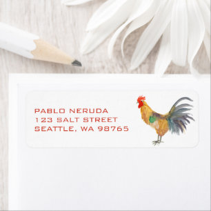 Chicken Watercolor CUSTOM Mailing