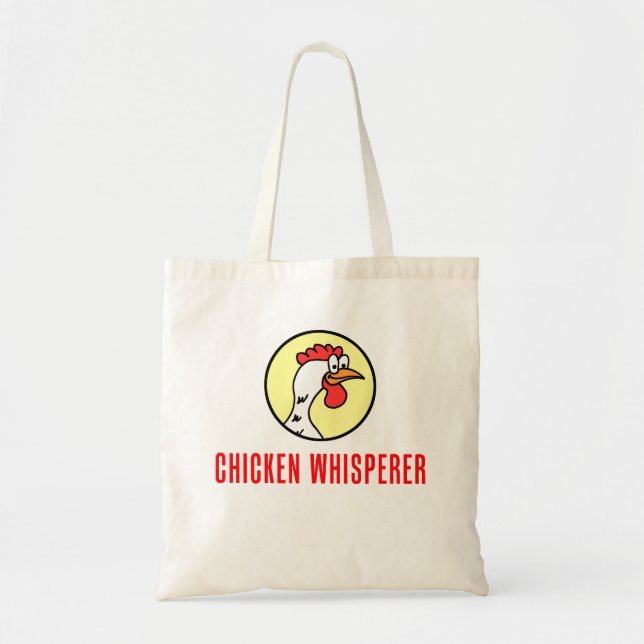Chicken Whisperer Adult Tote Bag (Front)