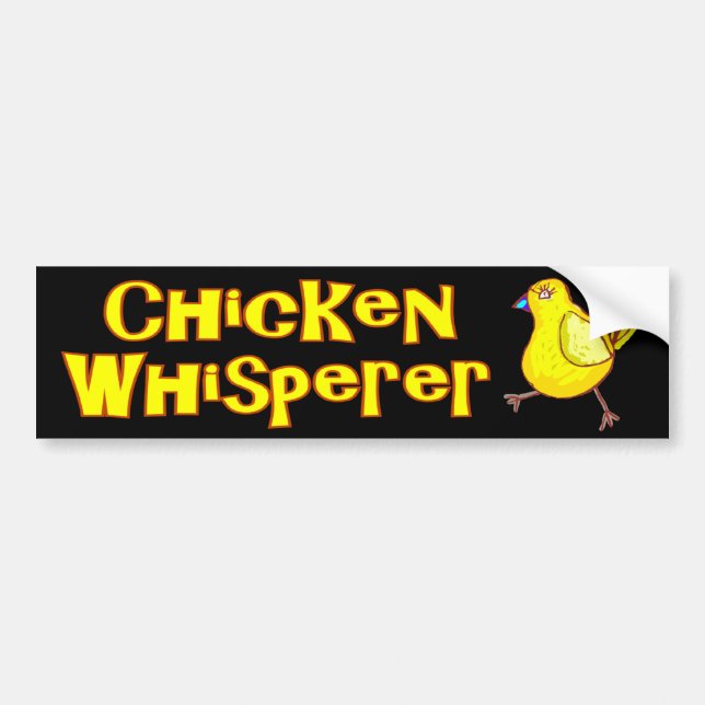 Chicken Whisperer Bumper Sticker (Front)