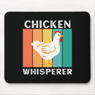 Chicken Whisperer Chicken Dad Ckyard Chicken Farme Mouse Mat
