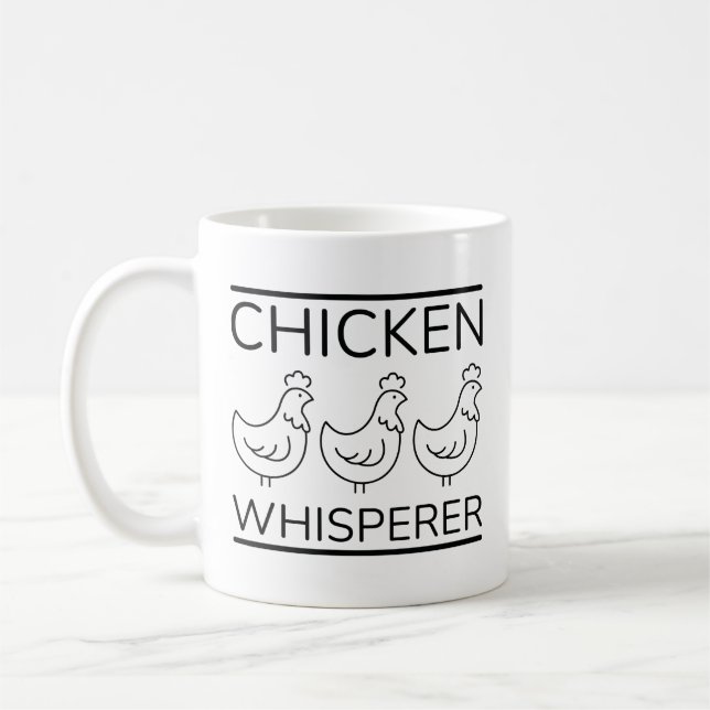 Chicken Whisperer Coffee Mug (Left)