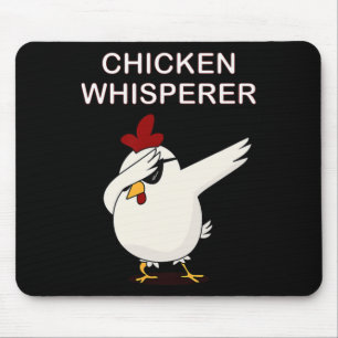 Chicken Whisperer Dabbing Shirt Children's Dab Chi Mouse Mat
