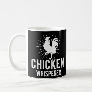 Chicken Whisperer Funny Farm Chicken Face Farming  Coffee Mug