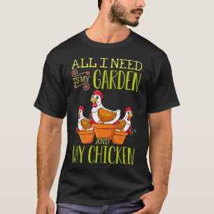 Chicken Whisperer Gardening Chicken Mum T-Shirt