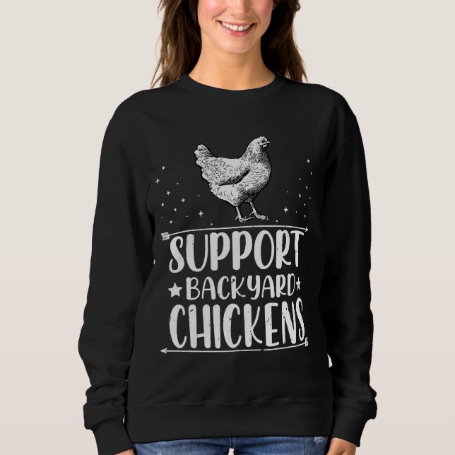 Chicken Whisperer Poultry Chicken   Sweatshirt (Front)
