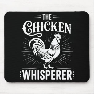 Chicken Whisperer Poultry Farmer Rooster _2 Mouse Mat
