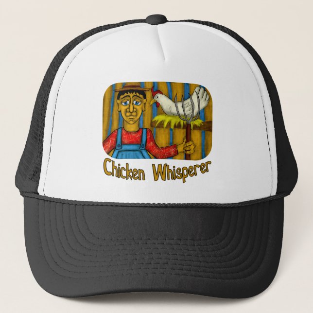 Chicken Whisperer Trucker Hat (Front)