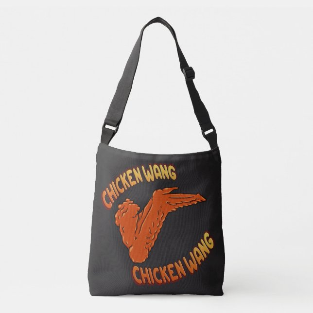 Chicken Wing All-Over-Print Tote (Front)