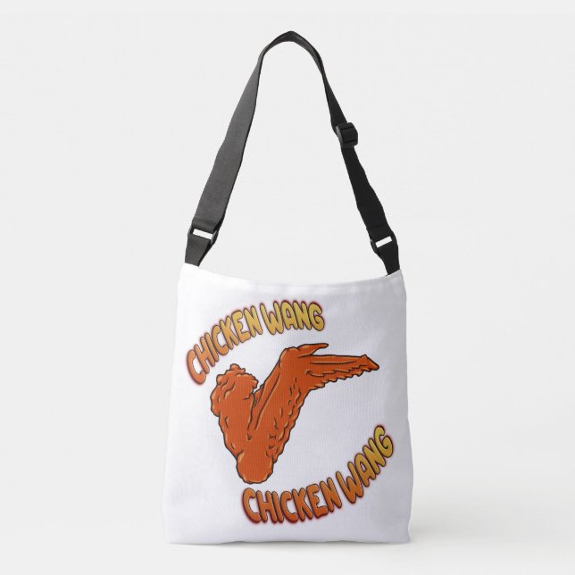 Chicken Wing All-Over-Print Tote (Front)