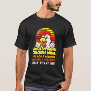 Chicken Wing Chicken Wing Hotdog And Bologna For K T-Shirt