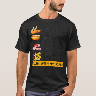 Chicken Wing Chicken Wing Hotdog and Bologna Men T-Shirt