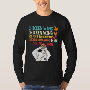 Chicken Wing Chicken Wing Hotdog Bologna Chicken M T-Shirt