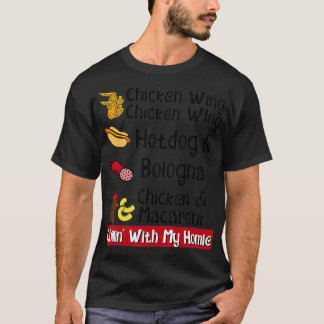 Chicken Wing Chicken Wing Hotdog  Bologna Song T-Shirt