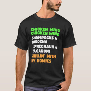 Chicken Wing Chicken Wing Song Hot Dog Bologna St  T-Shirt