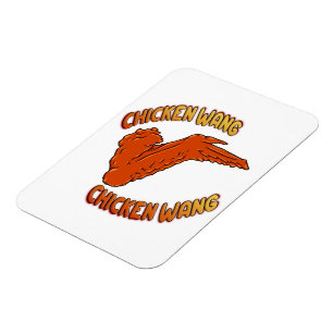 Chicken Wing Flexible Photo Magnet