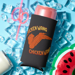 Chicken Wing Foam Slim Seltzer Can Cooler