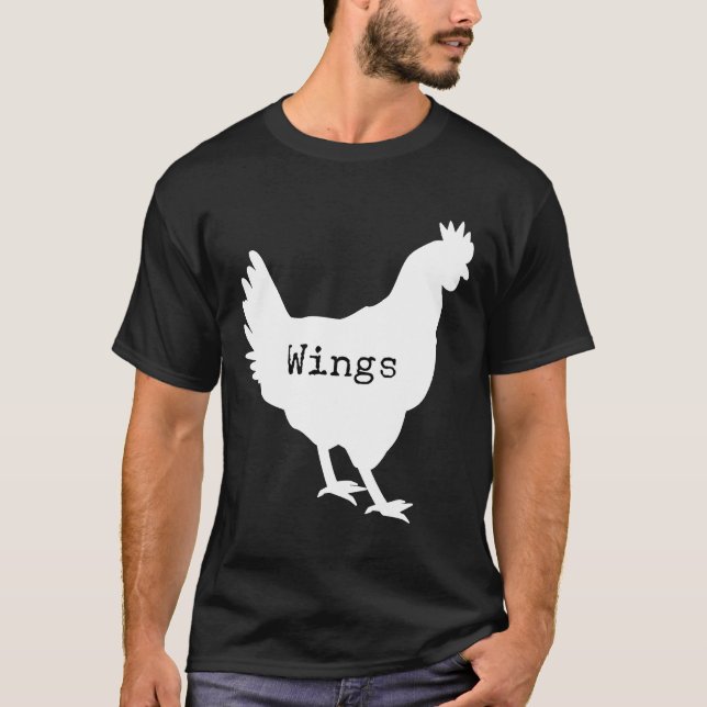 Chicken Wing  Graphic T-Shirt (Front)