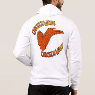 Chicken Wing Men's Bella+Canvas Full-Zip Hoodie