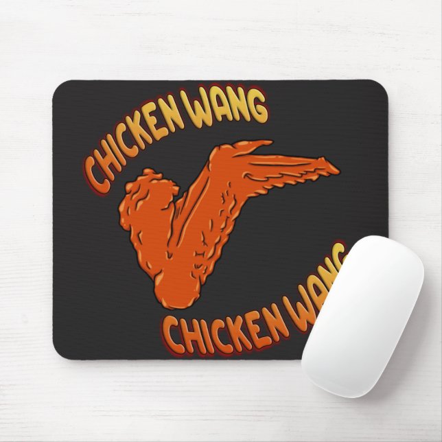 Chicken Wing Mousepad (With Mouse)