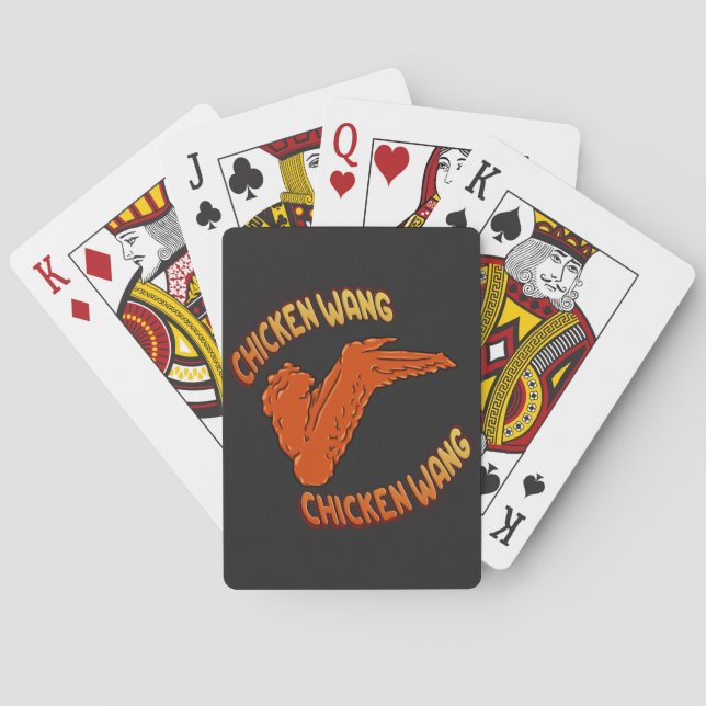 Chicken Wing Playing Cards (Back)