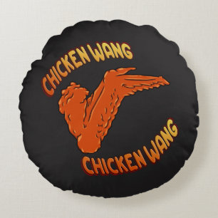 Chicken Wing Round Pillow