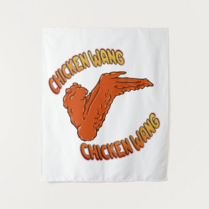 Chicken Wing Wall Tapestry