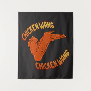 Chicken Wing Wall Tapestry