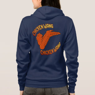 Chicken Wing Women's Bella+Canvas Full-Zip Hoodie