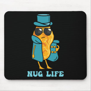 Chicken Wings Quote Fast Food Funny Fried Chicken Mouse Mat