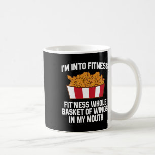 Chicken Wings Quote Hot Wing Fast Food Funny Chick Coffee Mug