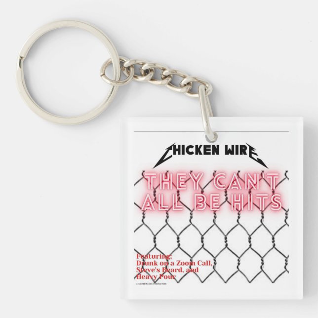 Chicken Wire Key Chain (Front)