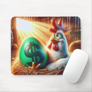 Chicken With a Green Egg Mouse Mat